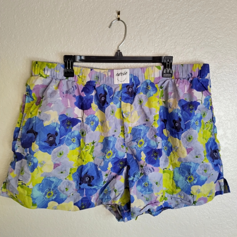 aerie floral boxer Lounge shorts Sz XXL